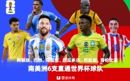 Kaiyun Sports-南美洲直通世界杯6支球队：阿根廷、巴西领衔，乌拉圭、哥伦比亚在列
