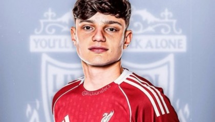 要价4000万欧！意媒：利物浦3500万欧报价18岁中卫莱奥尼被拒